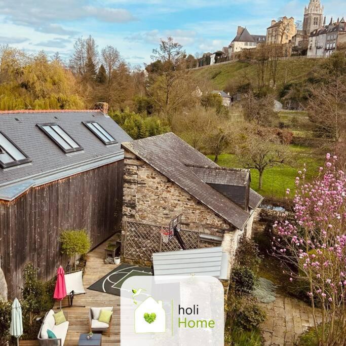 H3 Charmante Maison Sur La Vilaine Pres Du Chateau Vitré Exterior foto